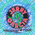 1990 Jerry Garcia Hawaiian Tour Tie Dye Shirt