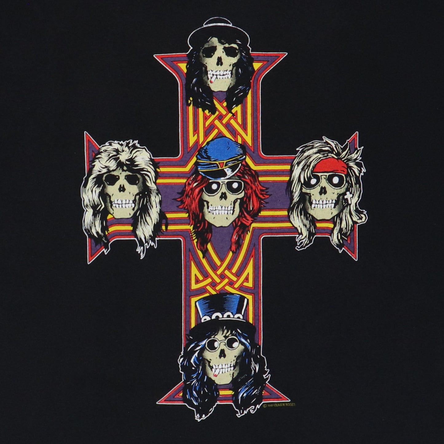 1987 Guns N Roses Appetite For Destruction Shirt