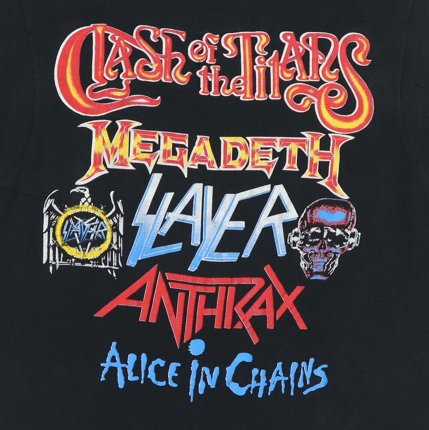 1990 Clash Of The Titans Tour Shirt