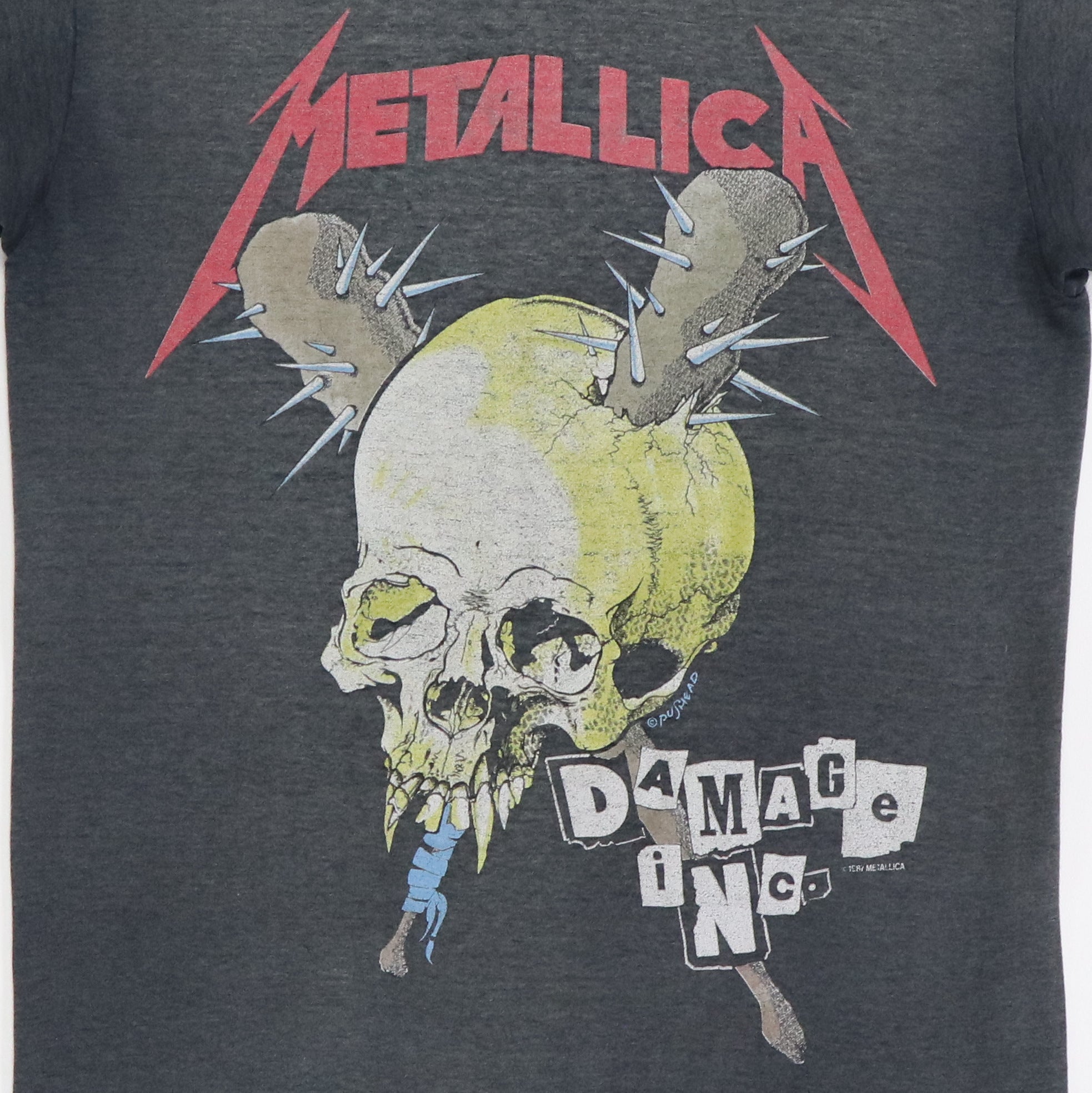 Vintage hotsell 1987 Metallica Damage Inc. Tour T Shirt