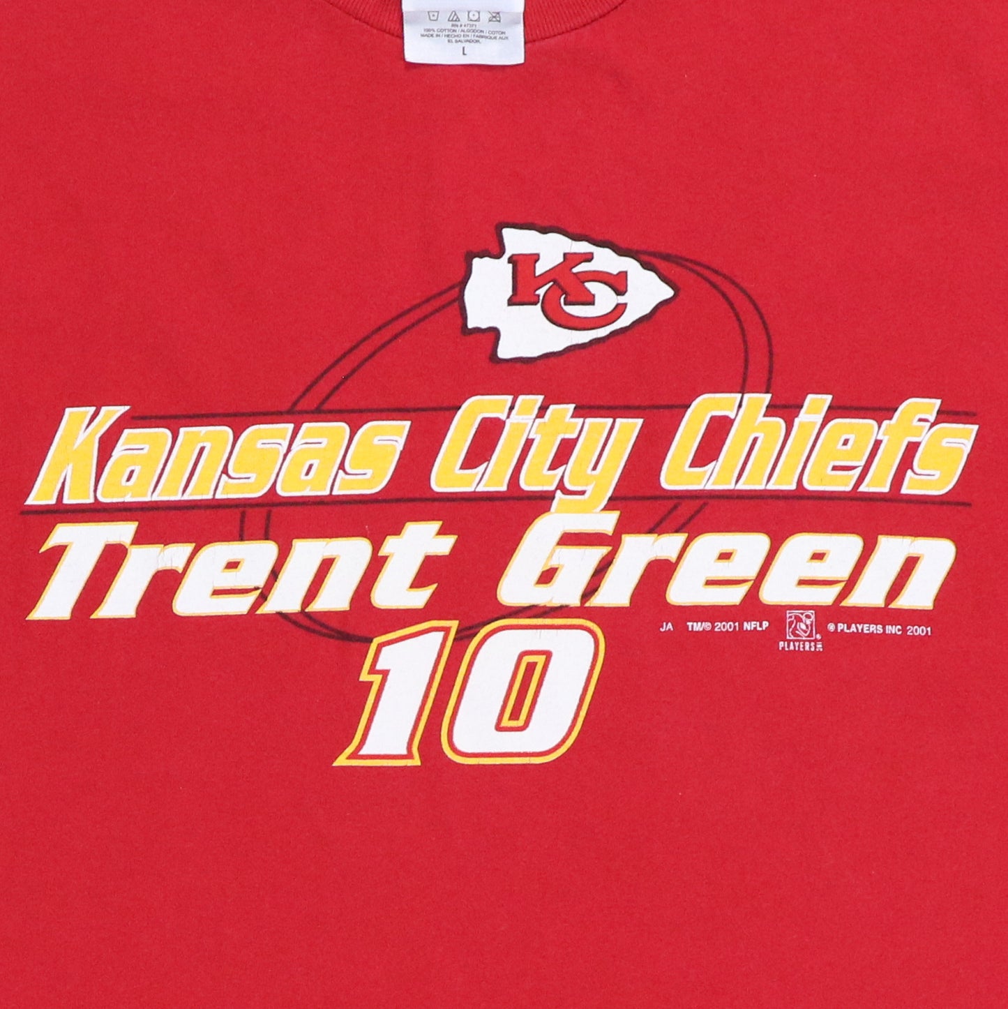 2001 Kansas City Chiefs Trent Green Shirt