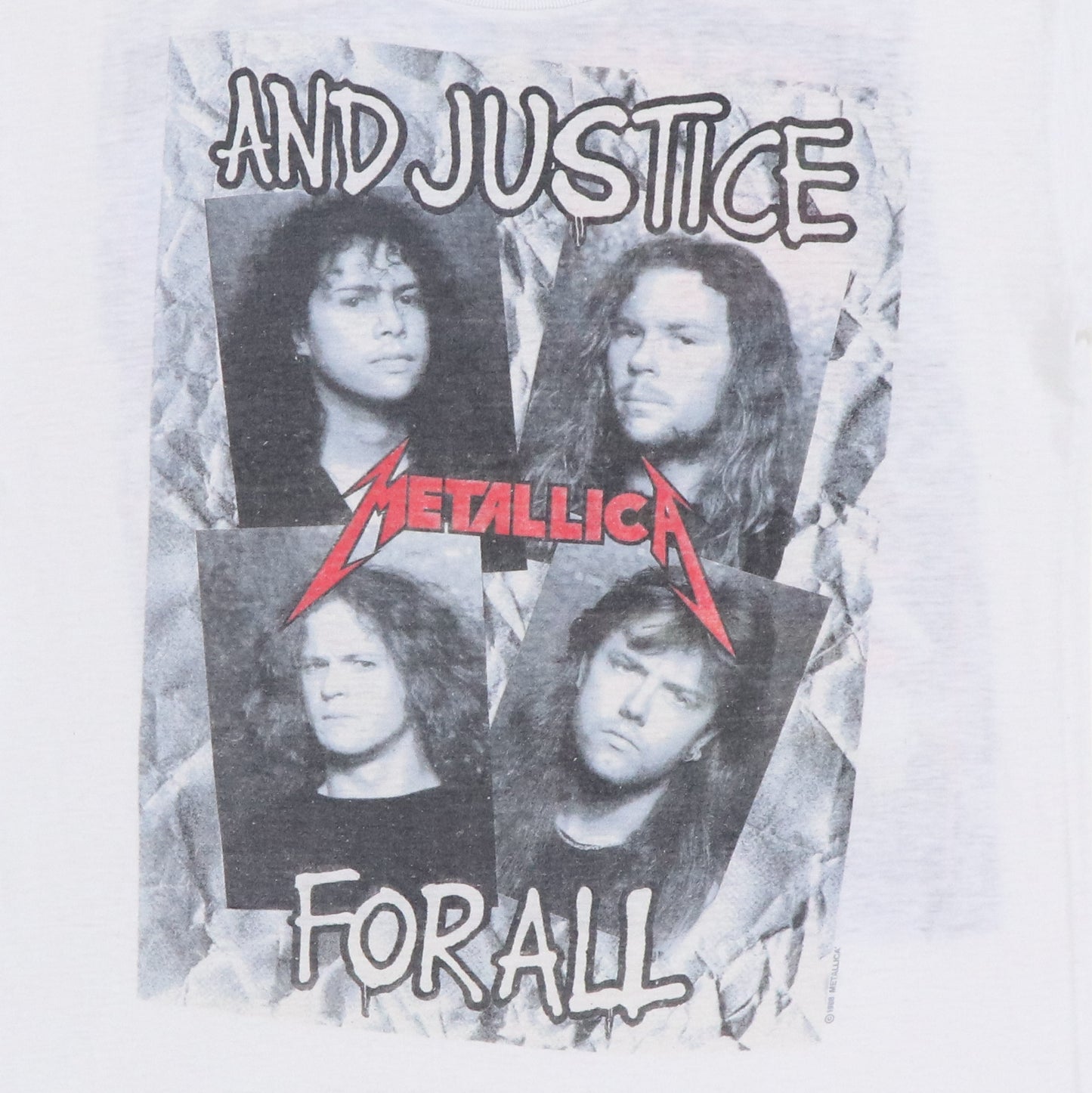 1988 Metallica And Justice For All Shirt