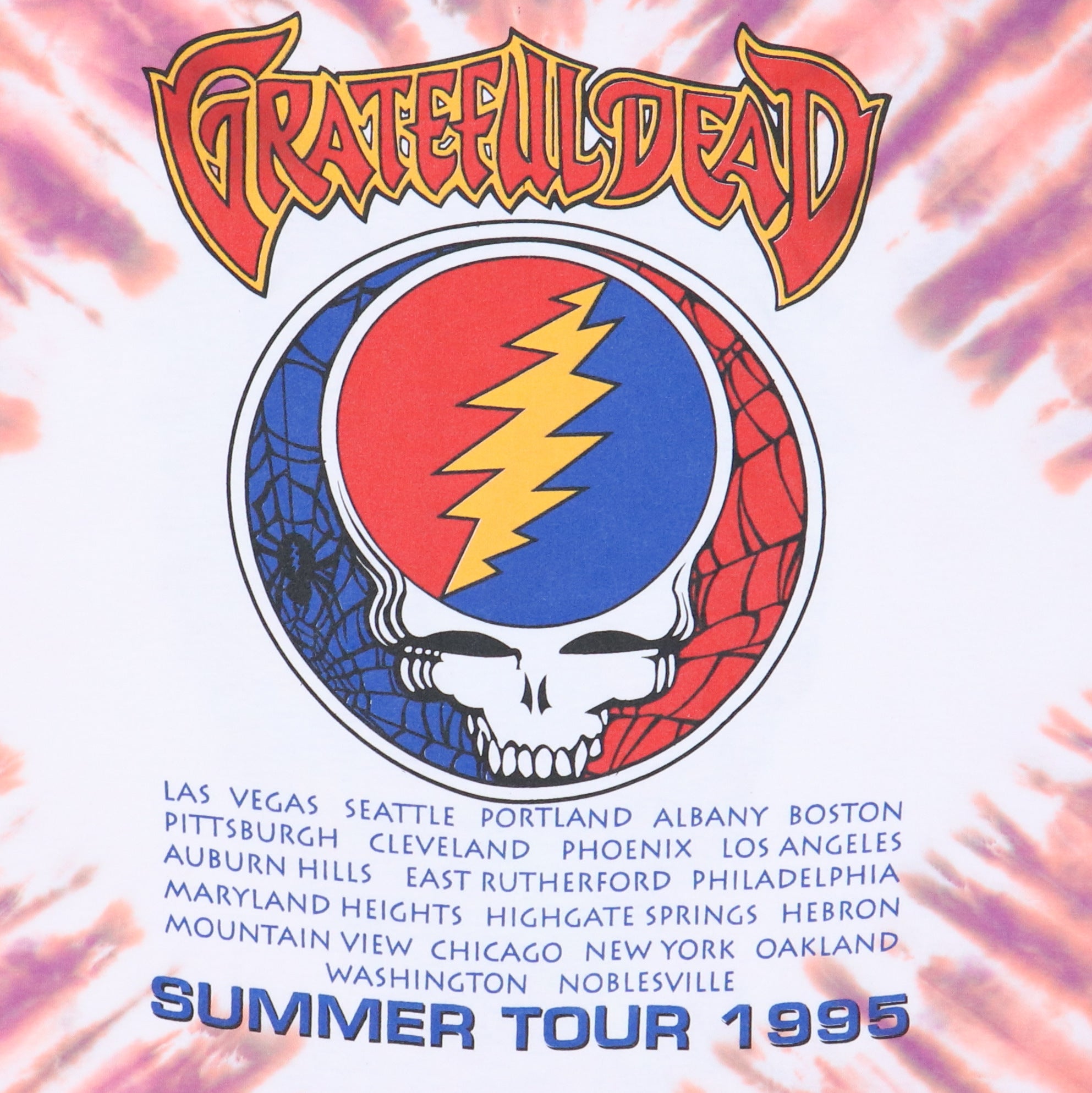 1995 Grateful Dead Summer Tour Tie Dye Shirt – WyCo Vintage