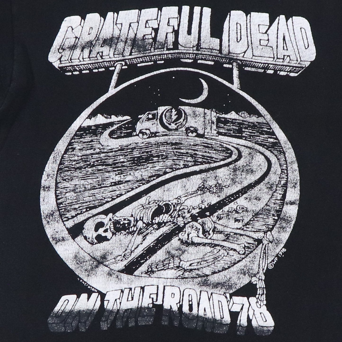 1978 Grateful Dead On The Road Tour Shirt