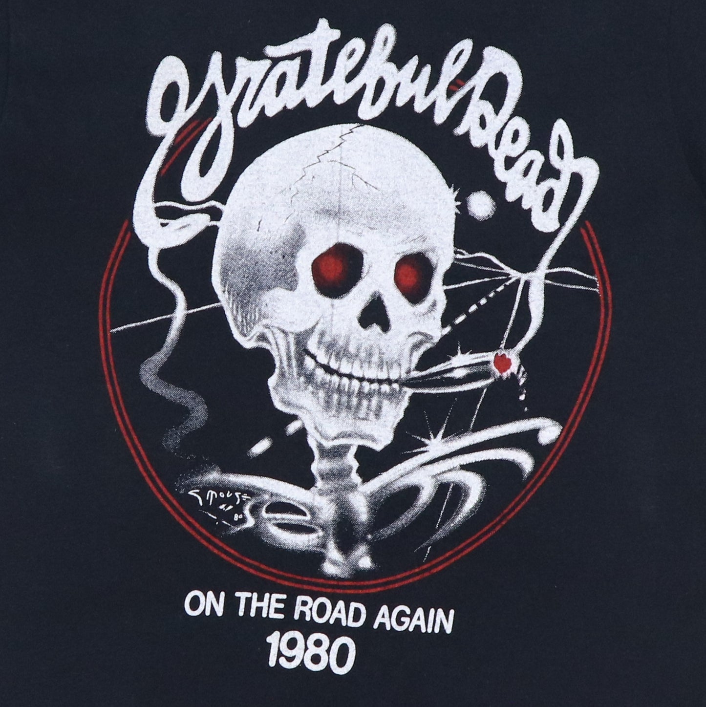 1980 Grateful Dead On The Road Again Tour Shirt