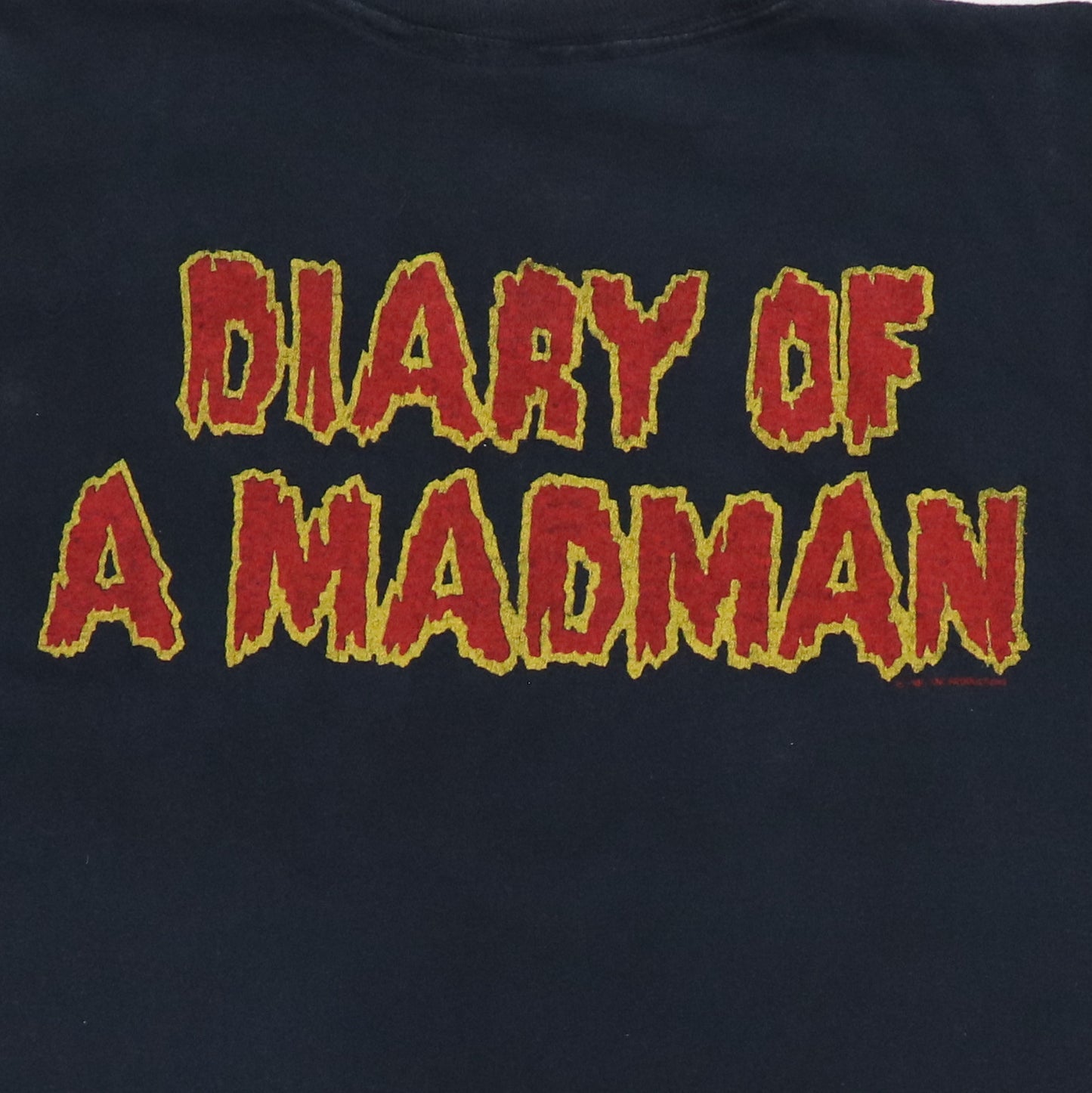 1982 Ozzy Osbourne Diary Of A Madman Tour Shirt