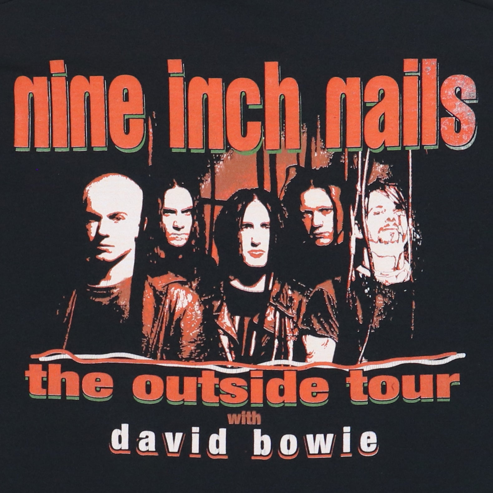 1995 NIN David Bowie The Outside Tour Shirt