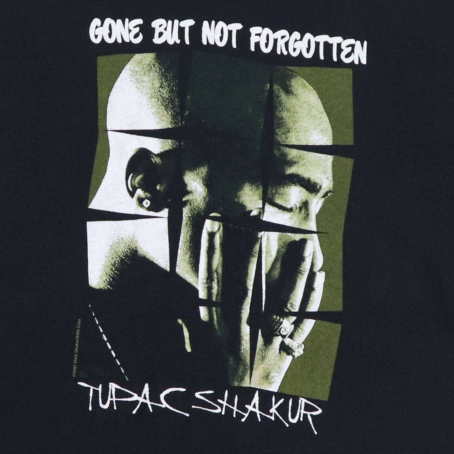 1997 Tupac Shakur Gone But Not Forgotten Shirt