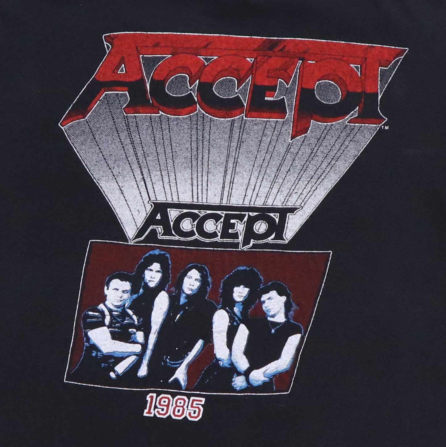 1985 Accept Metal Heart Tour Shirt