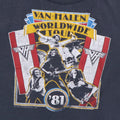 1981 Van Halen World Tour Shirt