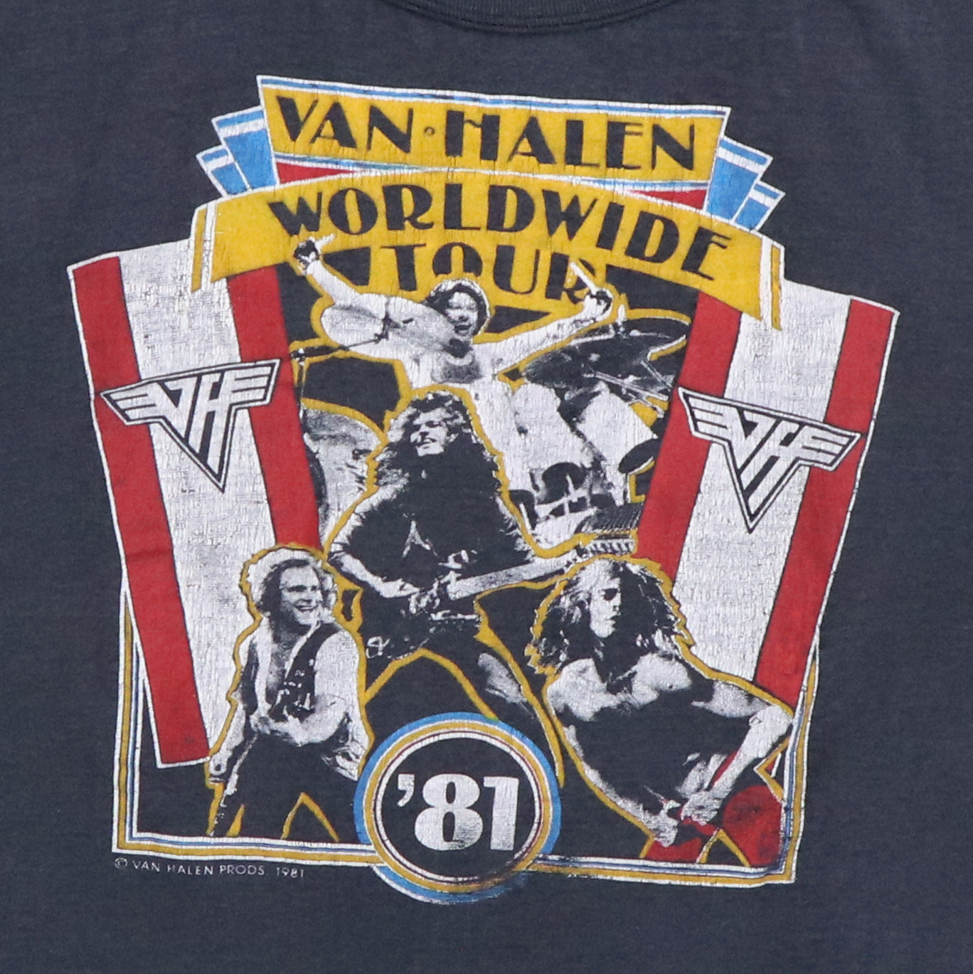 1981 Van Halen World Tour Shirt