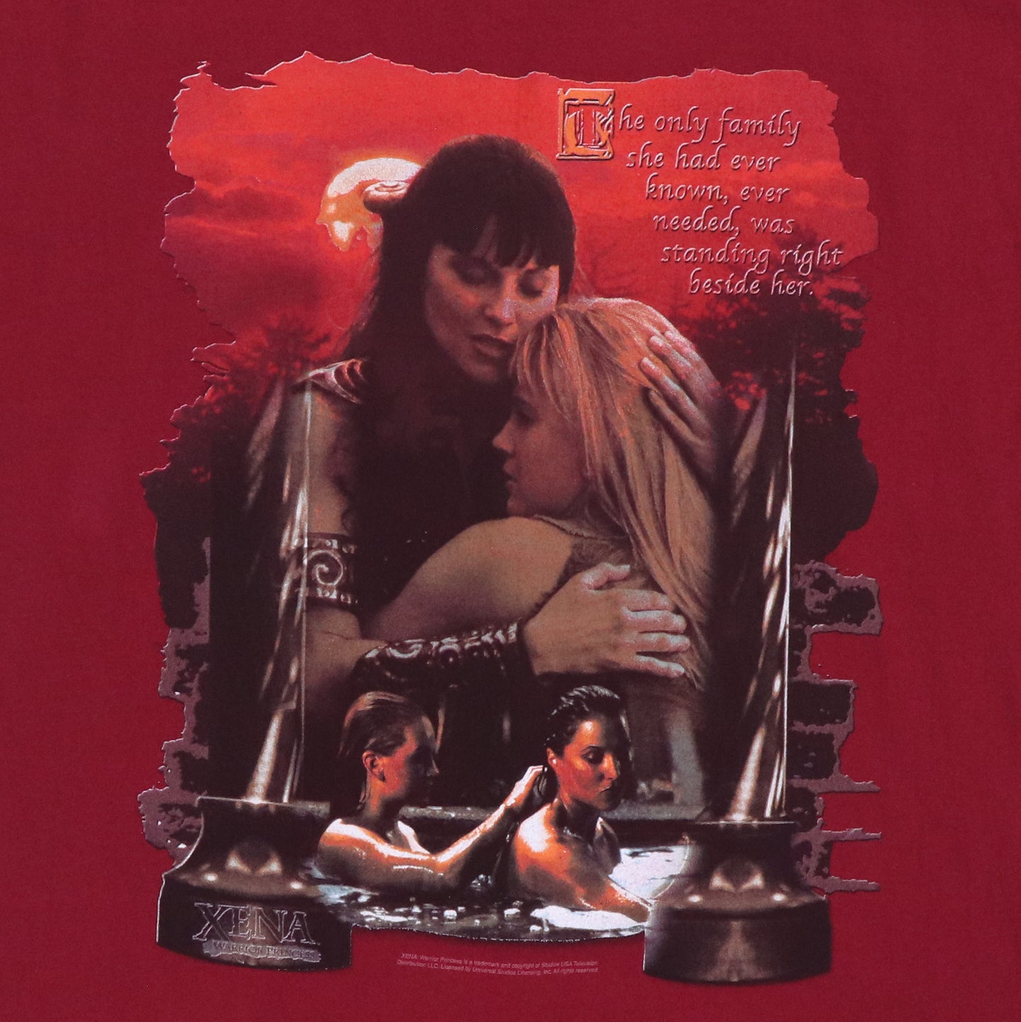 1997 Xena Gabrielle Bathtub Scene Shirt