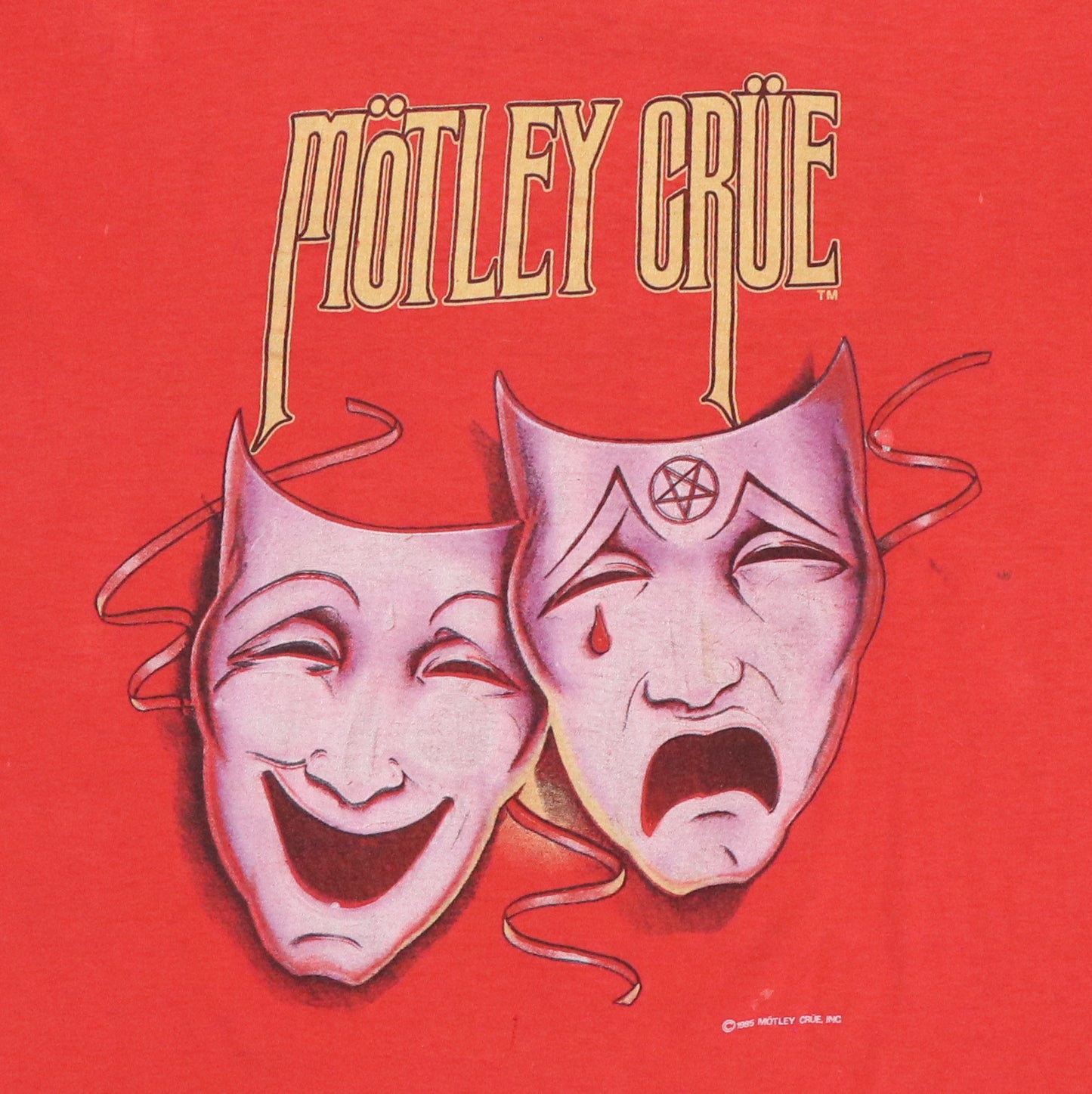 1983 Motley Crue Theatre Of Pain Tour Shirt