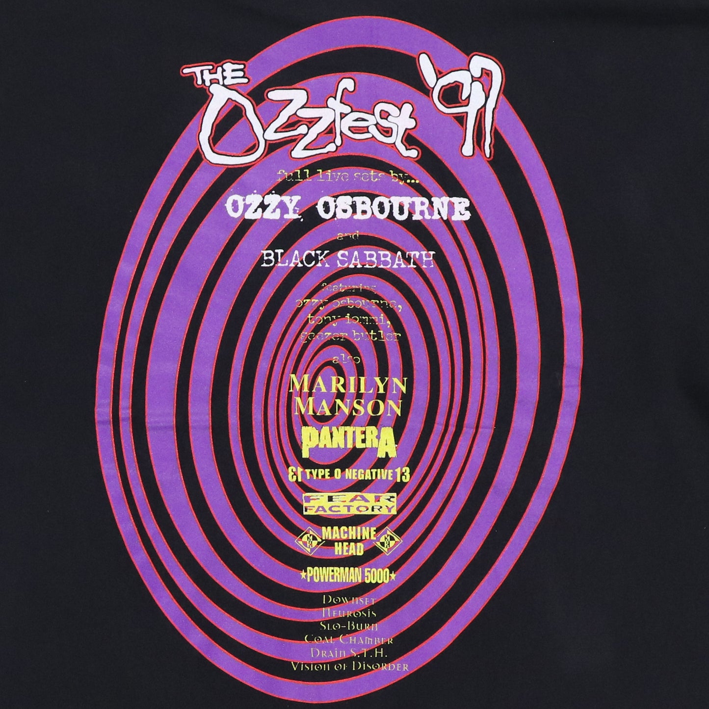 1997 Ozzy Osbourne Ozzfest Tour Shirt