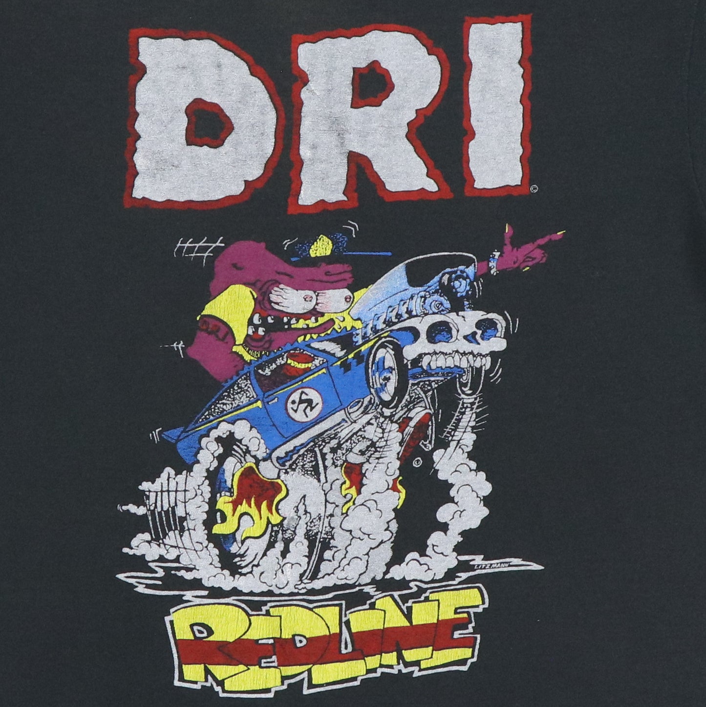 1980s DRI Dirty Rotten Imbeciles Redline Shirt