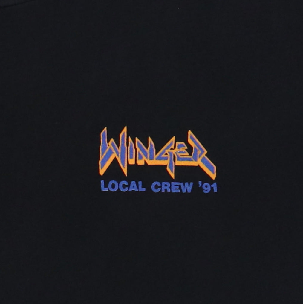 1991 Winger Local Crew Tour Shirt