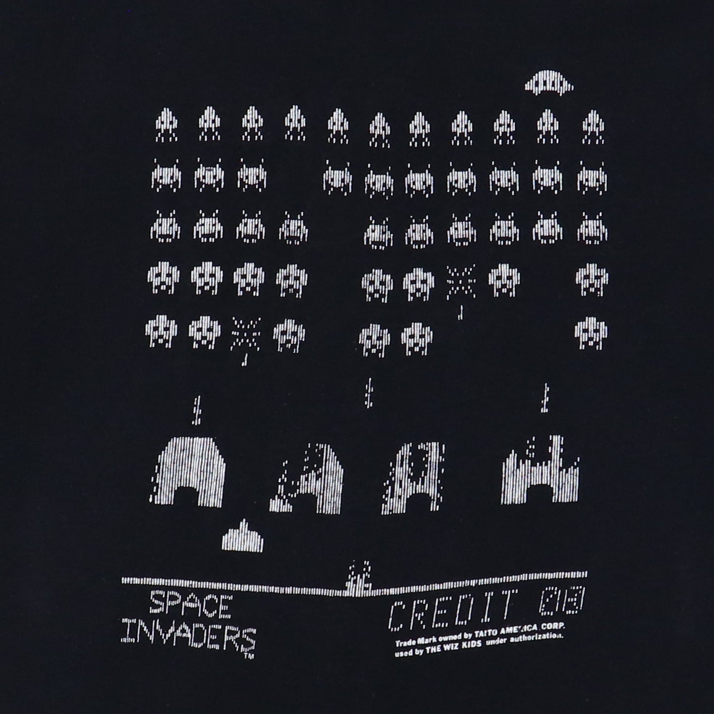 Popular vintage 1980s Space Invaders Shirt