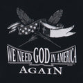 1990s Bald Eagle God In America Shirt