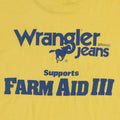 1980s Farm Aid Crew Concert Shirt