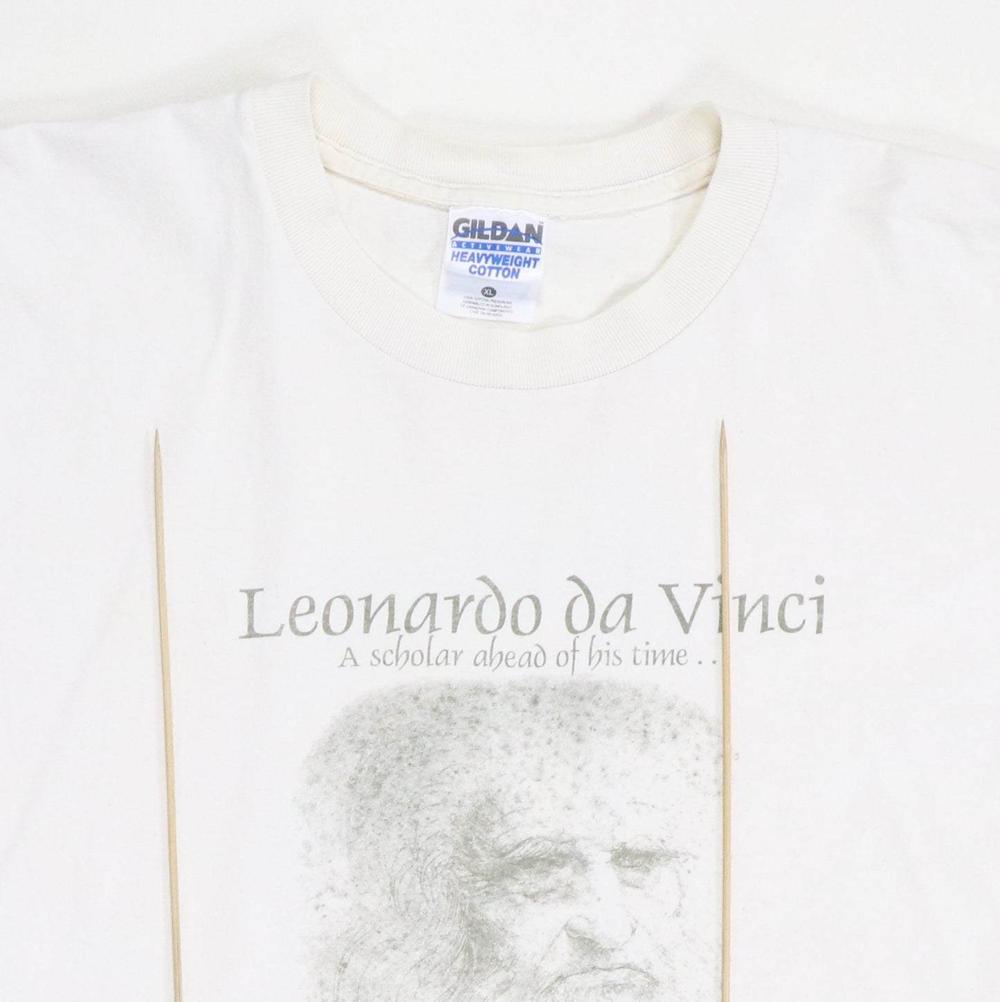 1990s Leonardo Di Vinci Ahead Of His Time Shirt