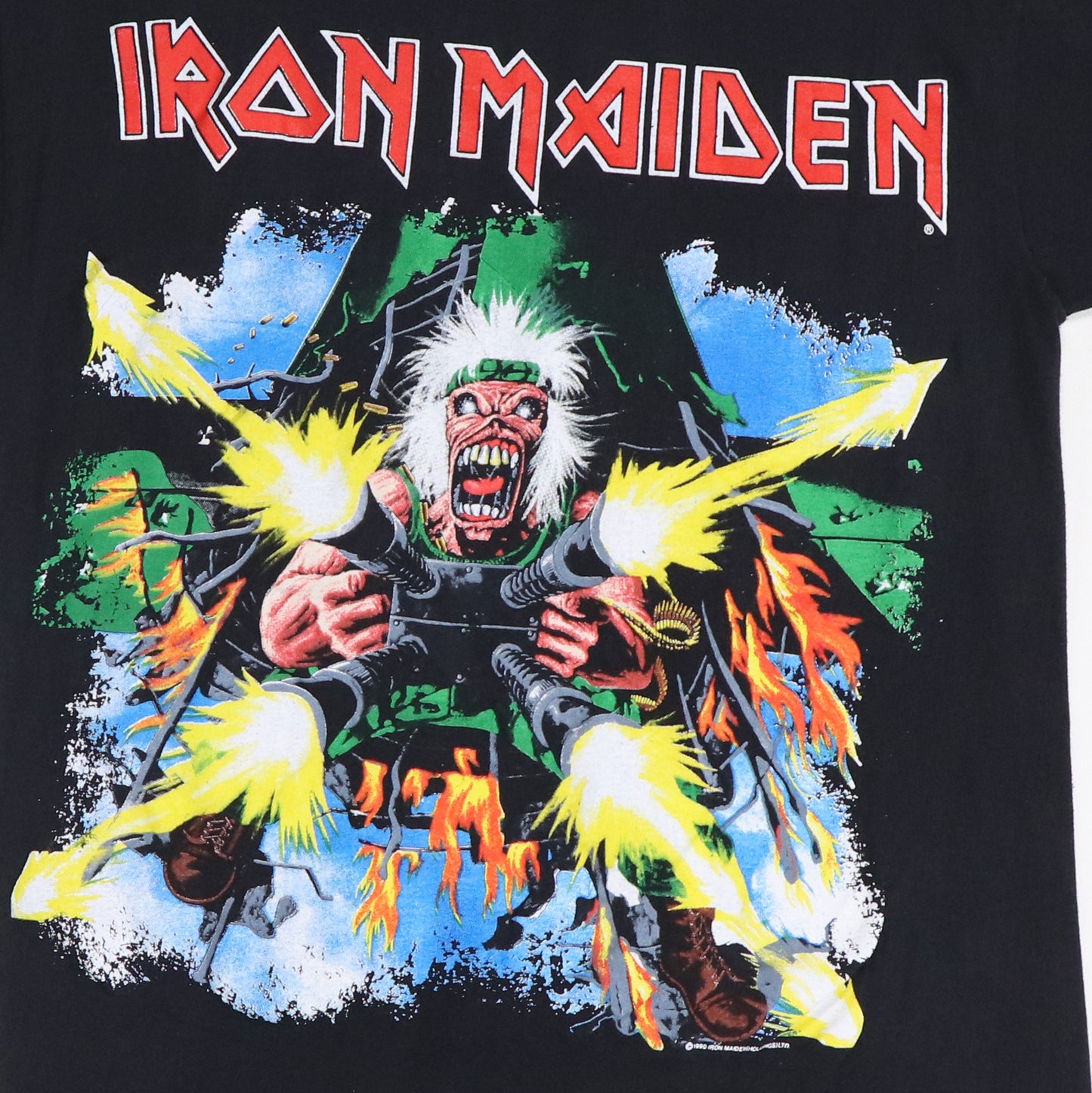 1990 Iron Maiden Shoot The Focker Tour Shirt