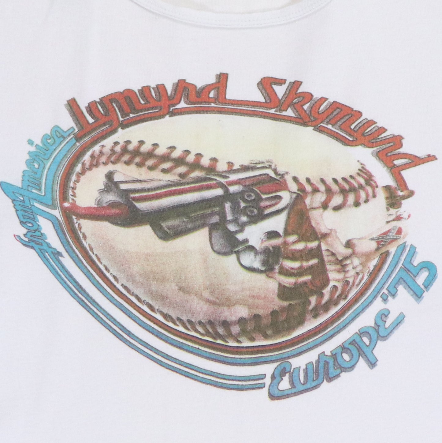 1975 Lynyrd Skynyrd Europe Tour Shirt