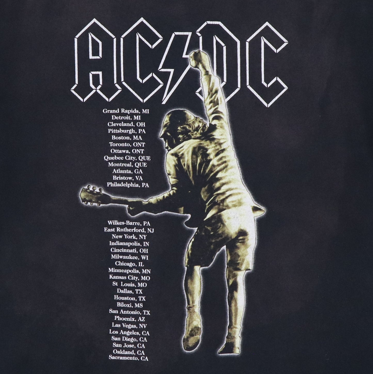 2001 ACDC Stiff Upper Lip Tour Shirt