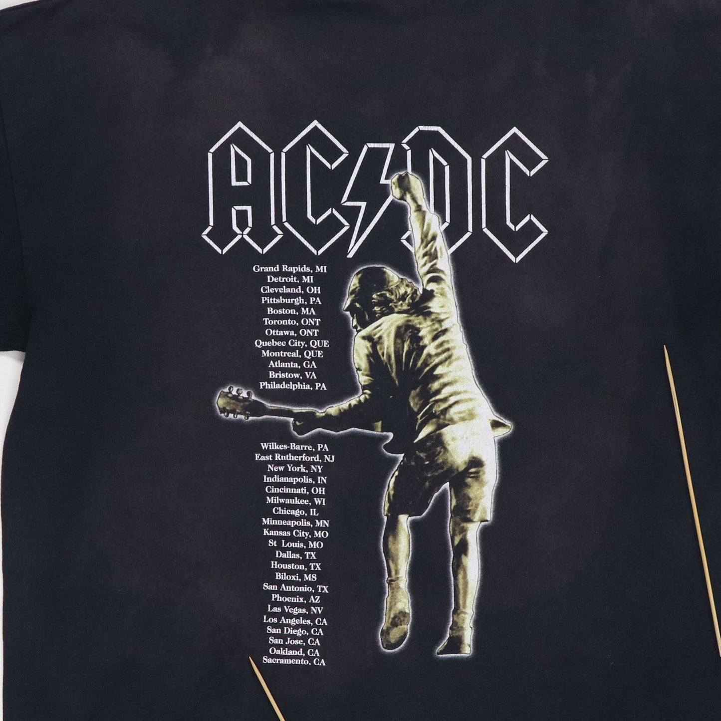 2001 ACDC Stiff Upper Lip Tour Shirt