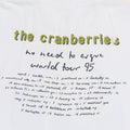 1994 The Cranberries No Need To Argue Tour Shirt