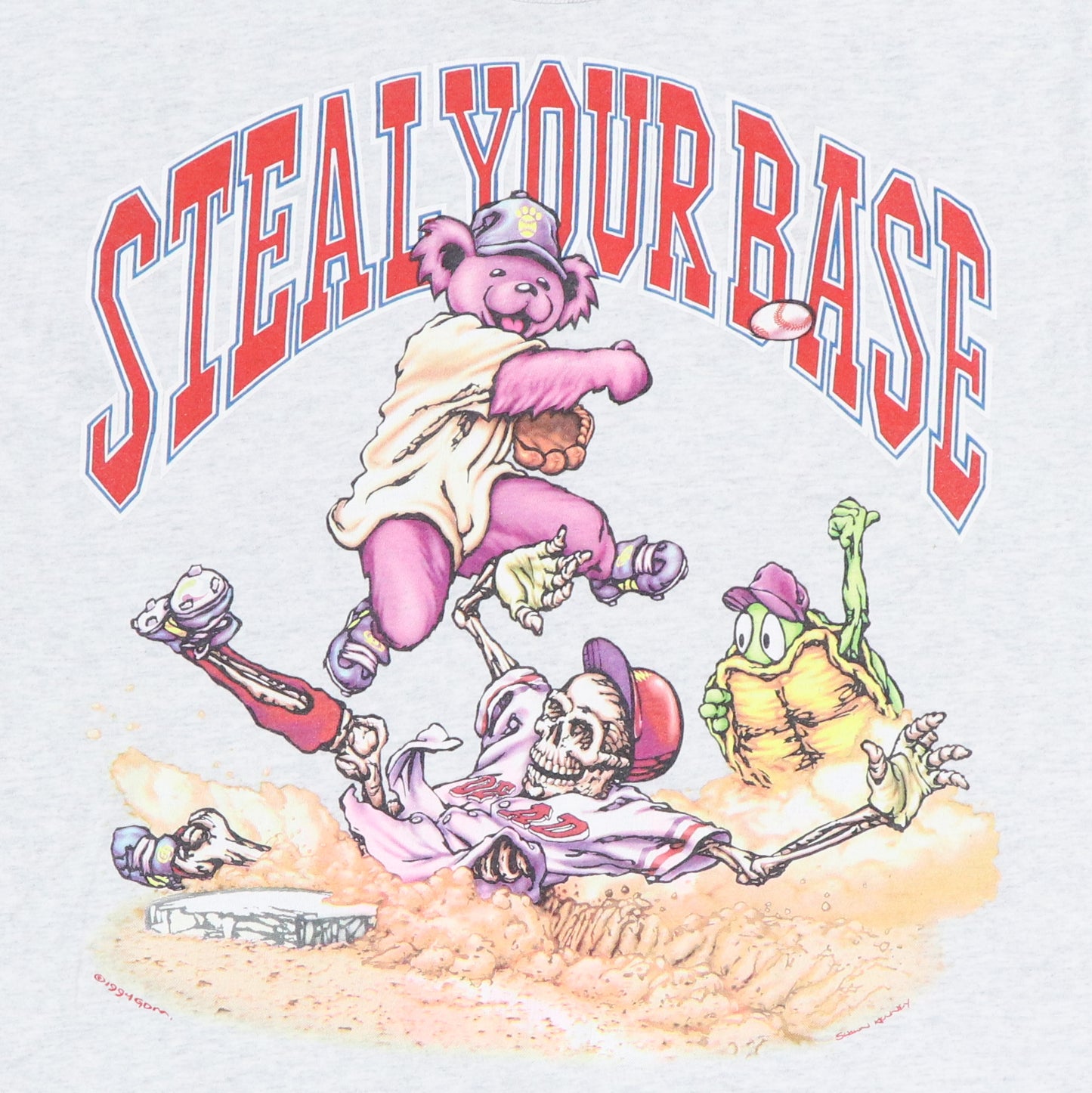 1994 Grateful Dead Steal Your Base Tour Shirt