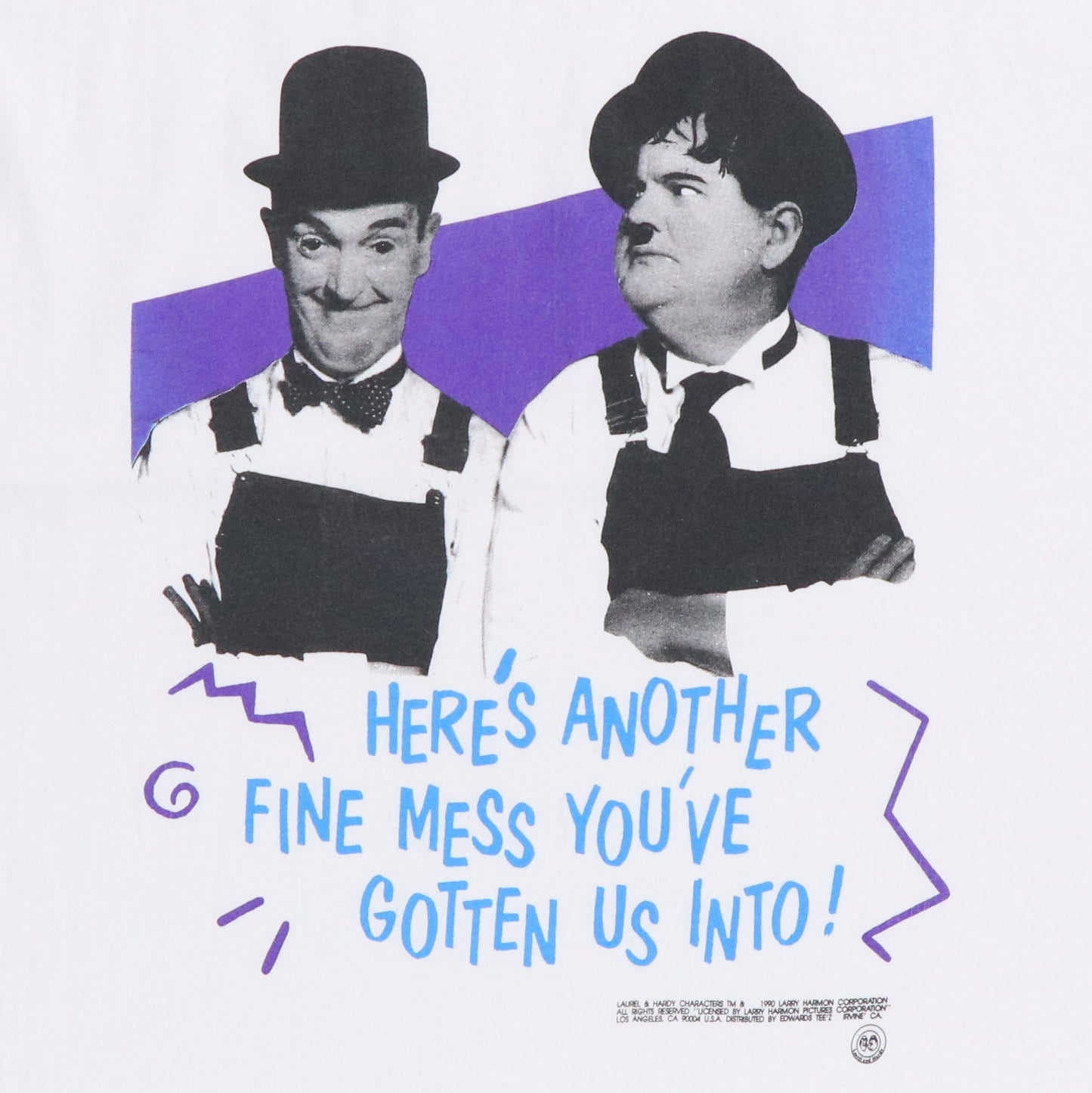 1990 Laurel & Hardy Fine Mess Shirt