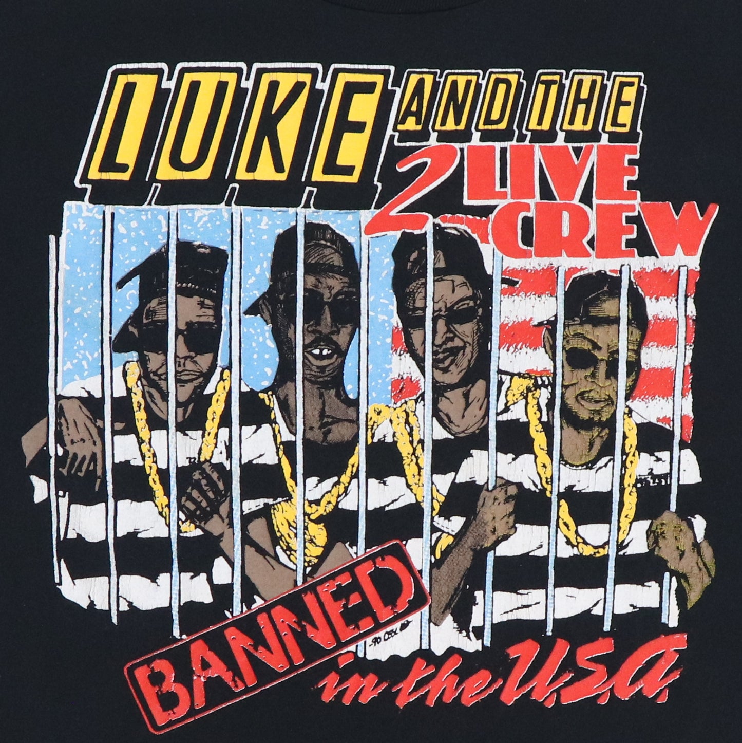 1990 2 Live Crew Banned In The USA Tour Shirt