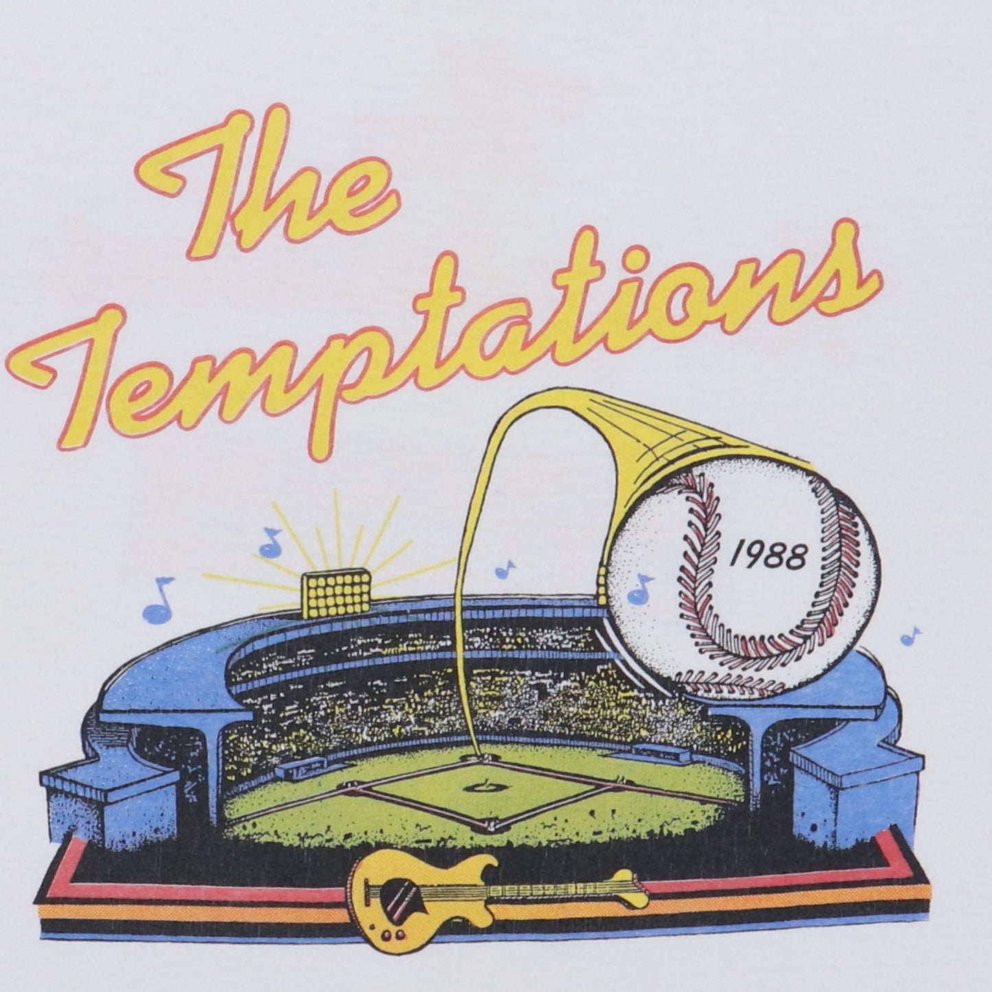 1988 The Temptations Live In Concert Shirt