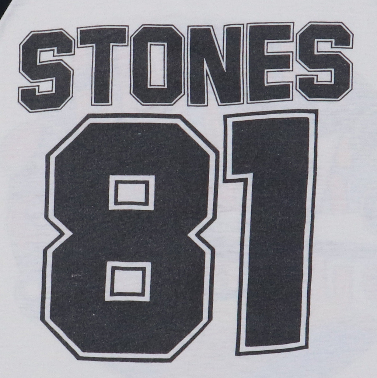 1981 Rolling Stones Jersey Shirt