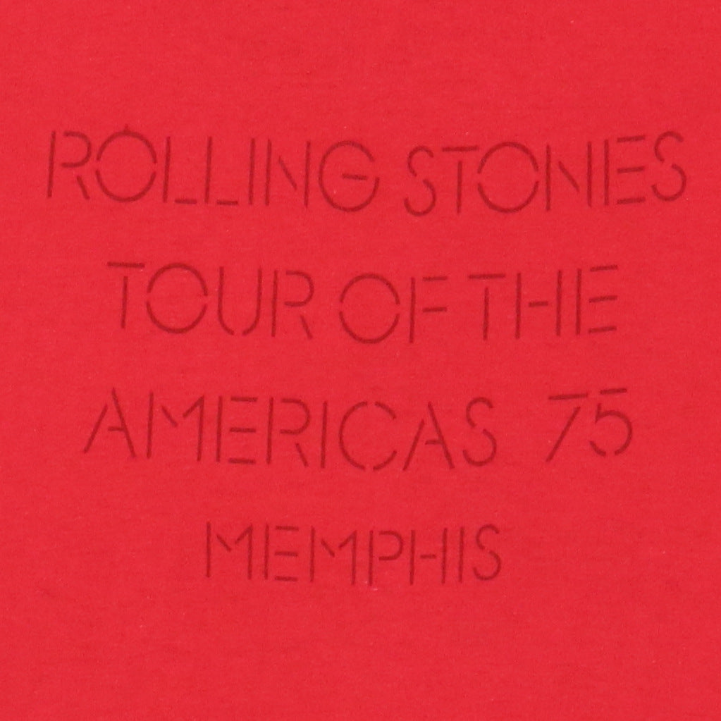 1975 Rolling Stones Memphis Tour Shirt