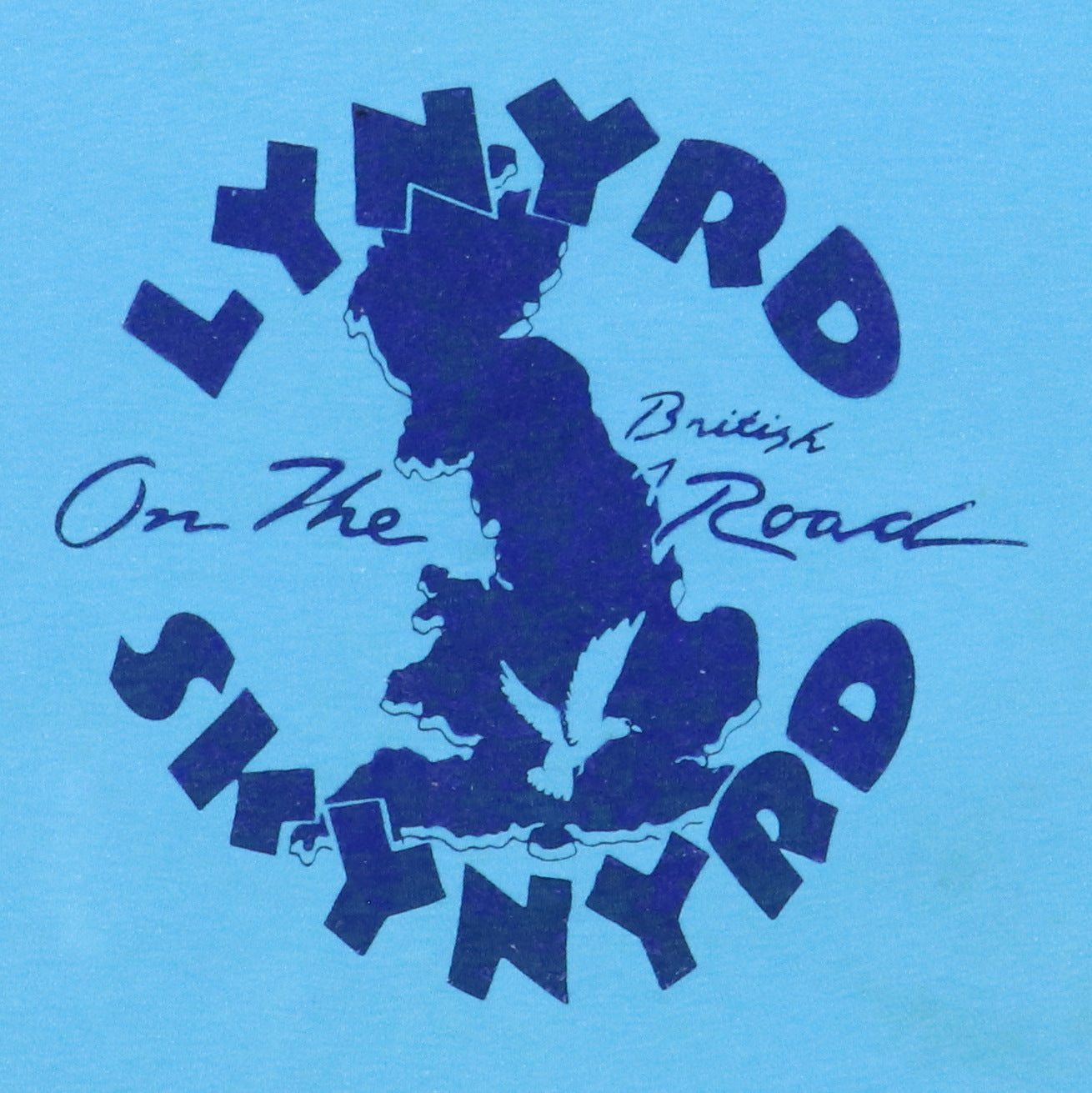 1976 Lynyrd Skynyrd On The British Road Tour Shirt