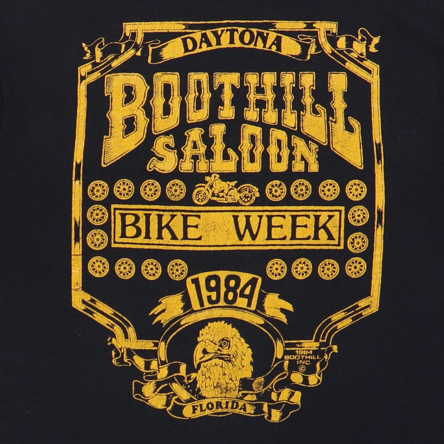 1984 Boothill Saloon Daytona Bike Week Shirt