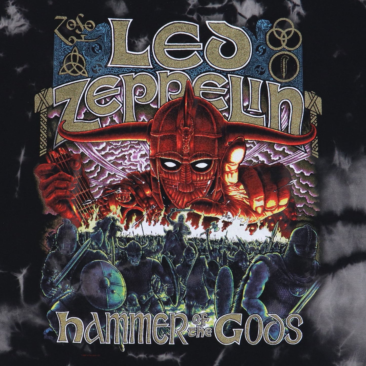 led zeppelin hammer of the gods t shirt