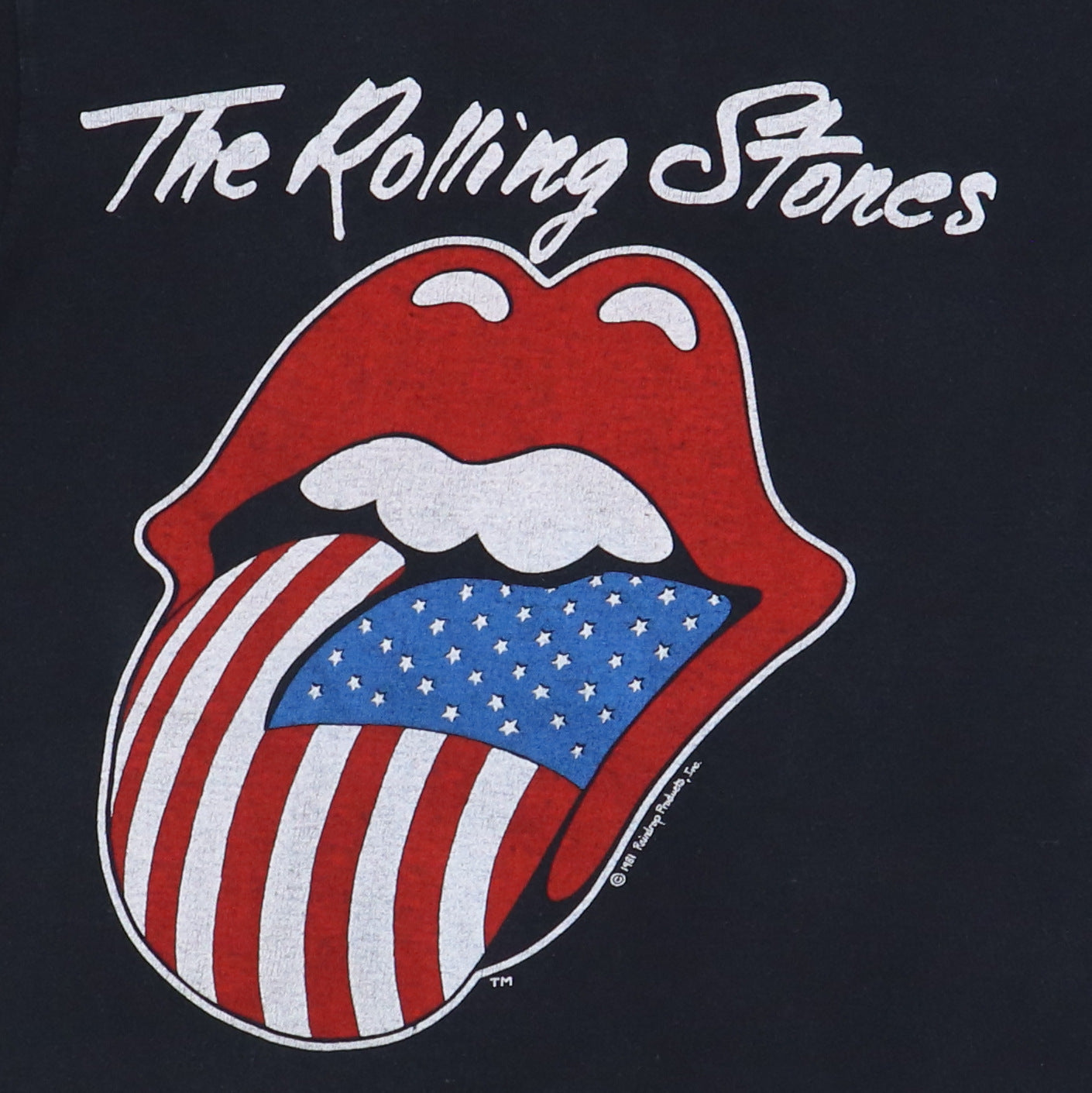 1981 Rolling Stones North American Tour Shirt