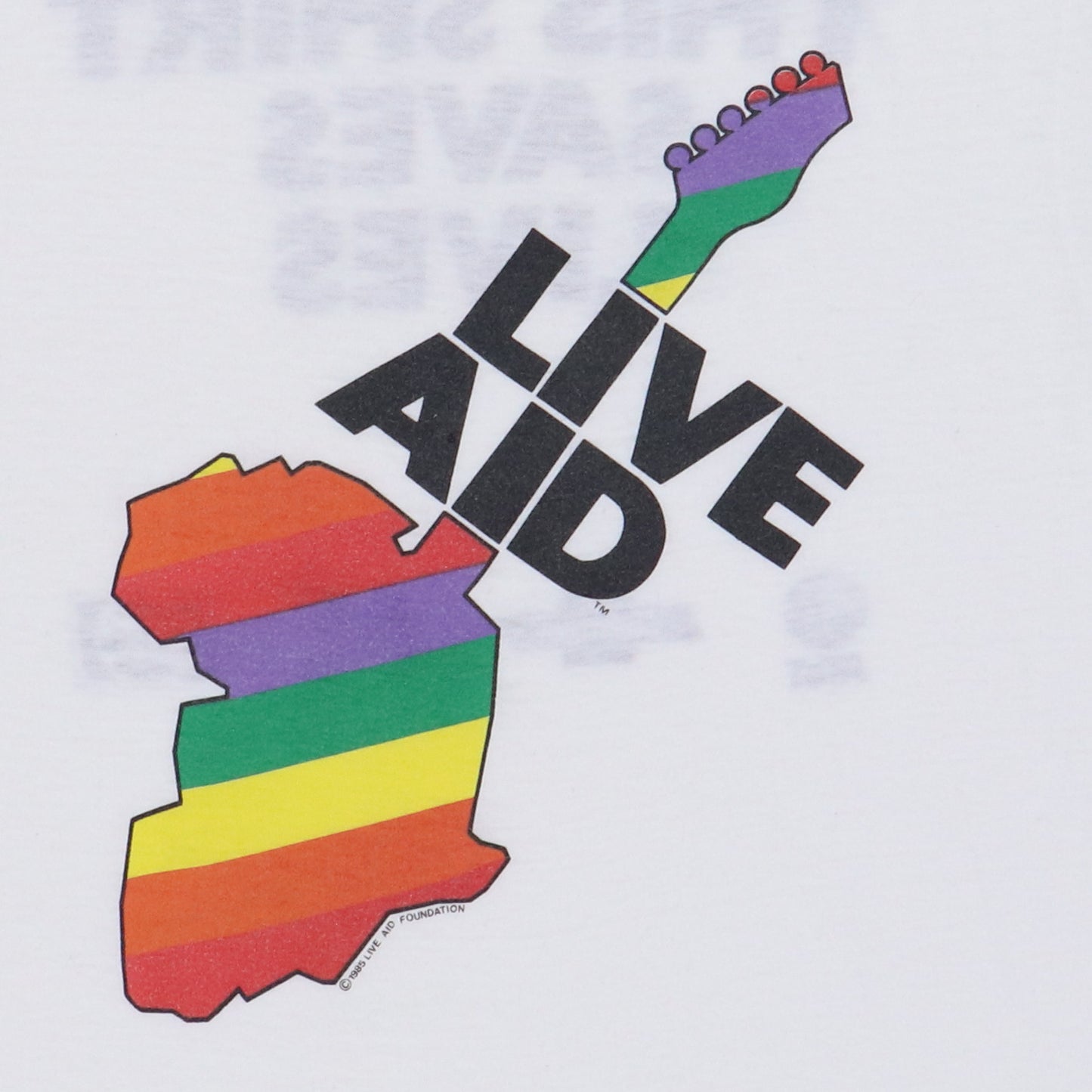 1985 Live Aid This Shirt Saves Lives Shirt