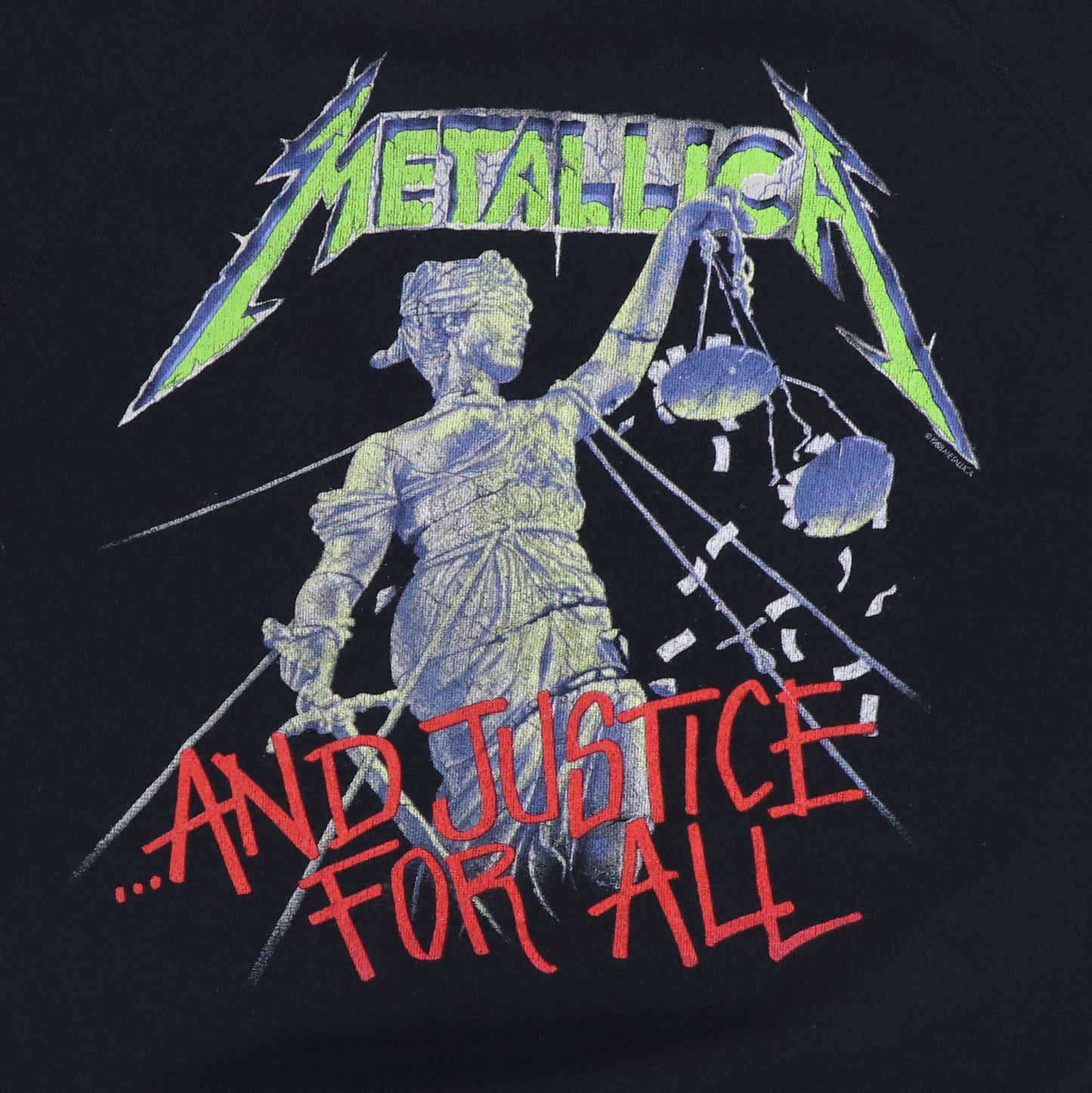 1988 Metallica And Justice For All Tour Sweatshirt