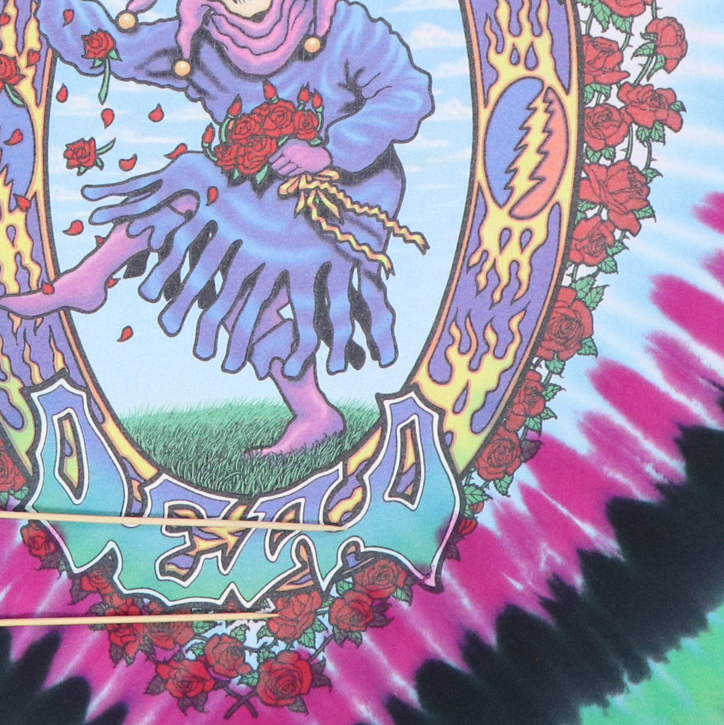 1993 Grateful Dead Seasons Of The Dead Tie Dye Shirt