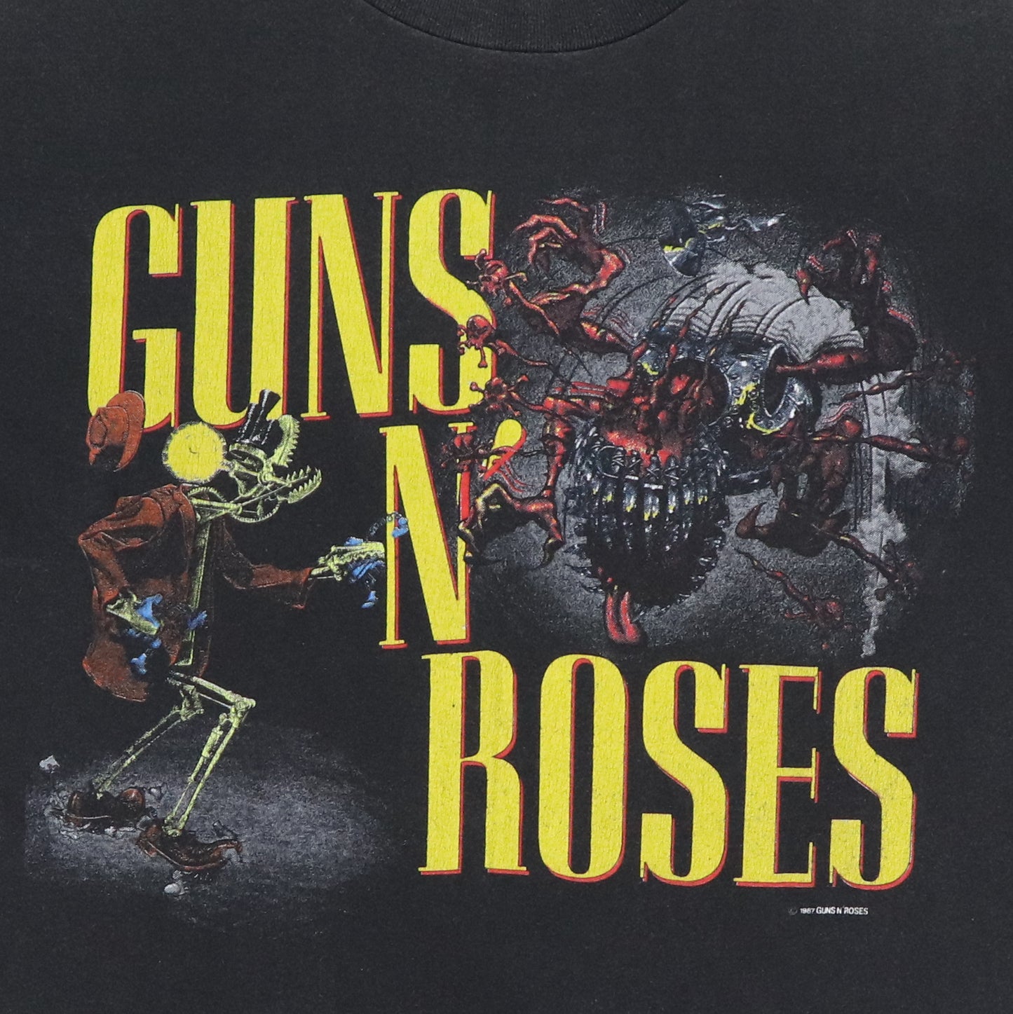 1987 Guns N Roses Appetite For Destruction Tour Shirt