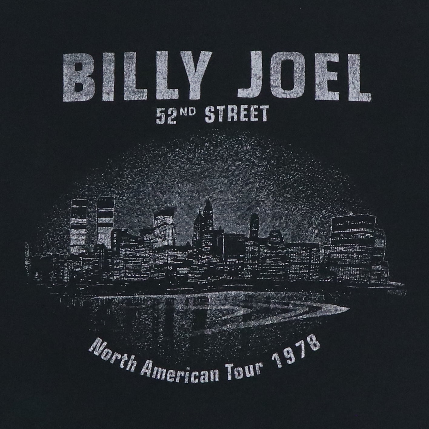 1978 Billy Joel 52nd Street Tour Shirt