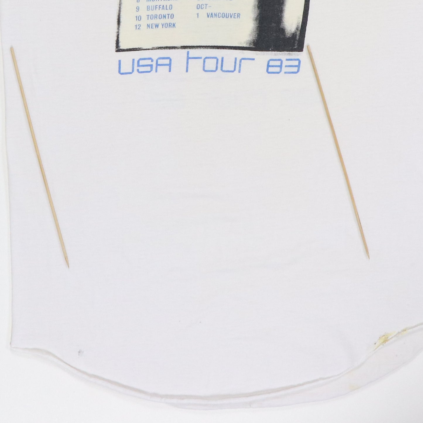 1983 Robert Plant USA Tour Jersey Shirt