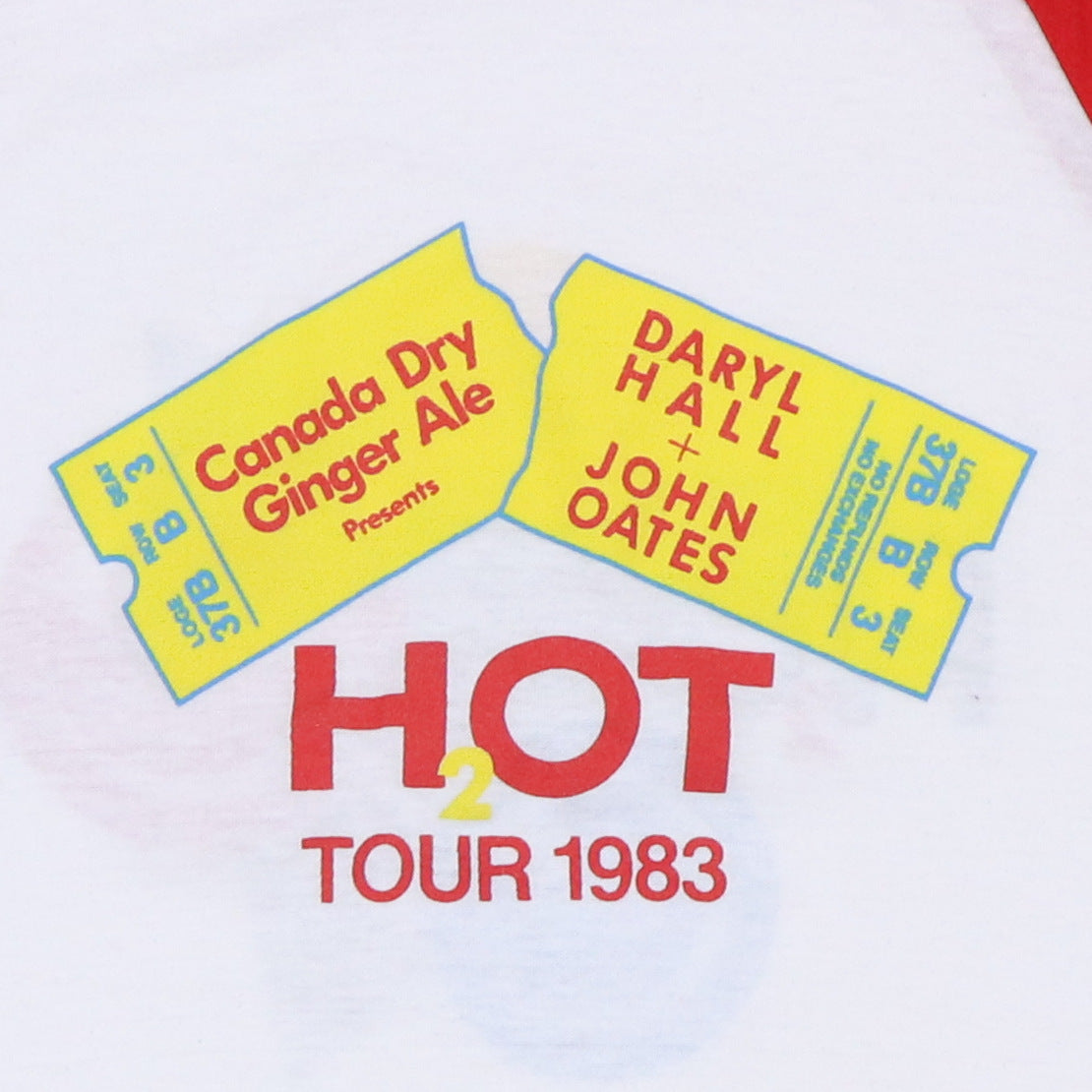 1983 Daryl Hall John Oates Tour Jersey Shirt