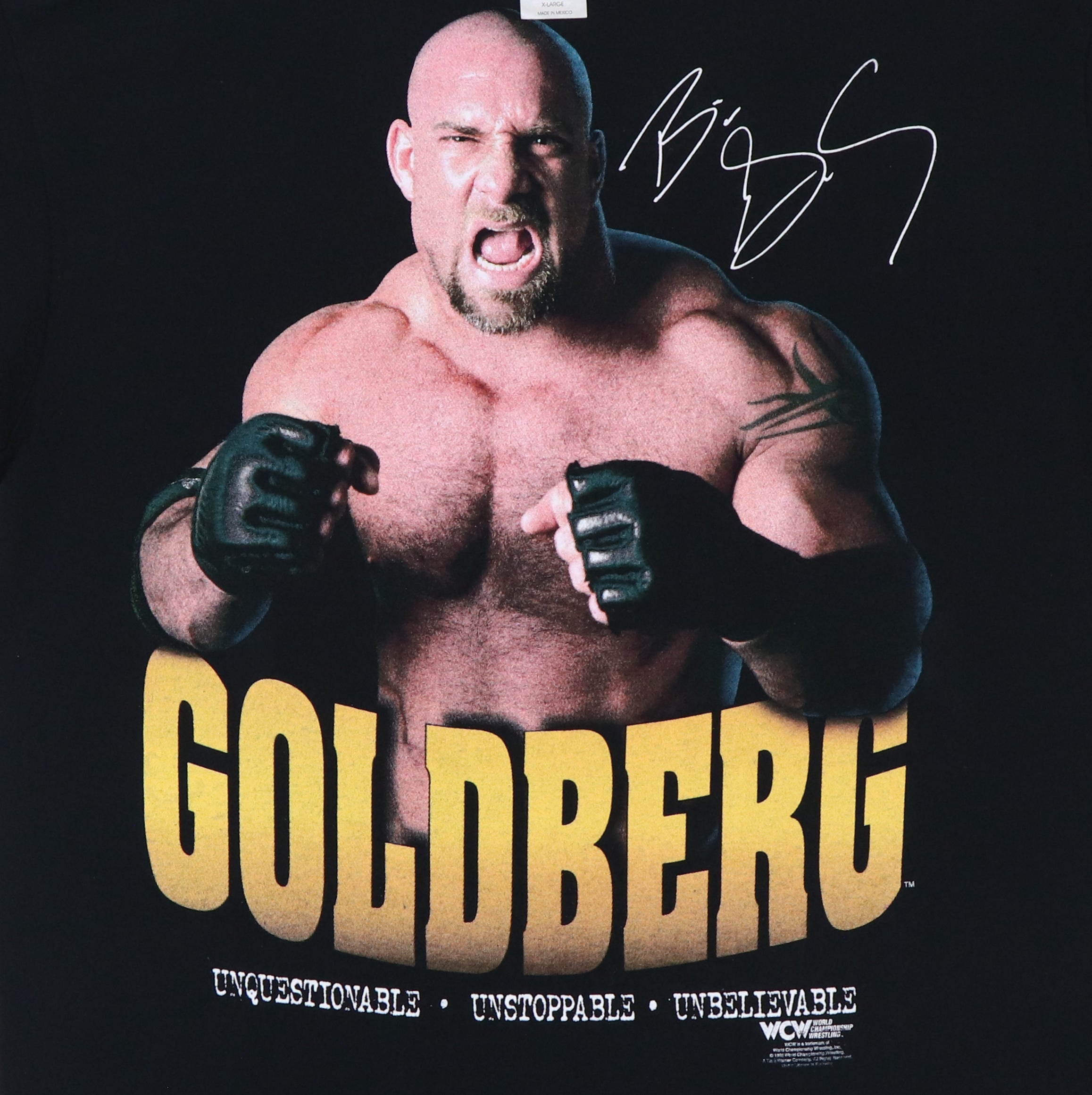 Shirt Vintage 1998 WCW Goldberg Tee Size: US outlet L