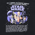 1998 All I Need To Know Star Wars Shirt