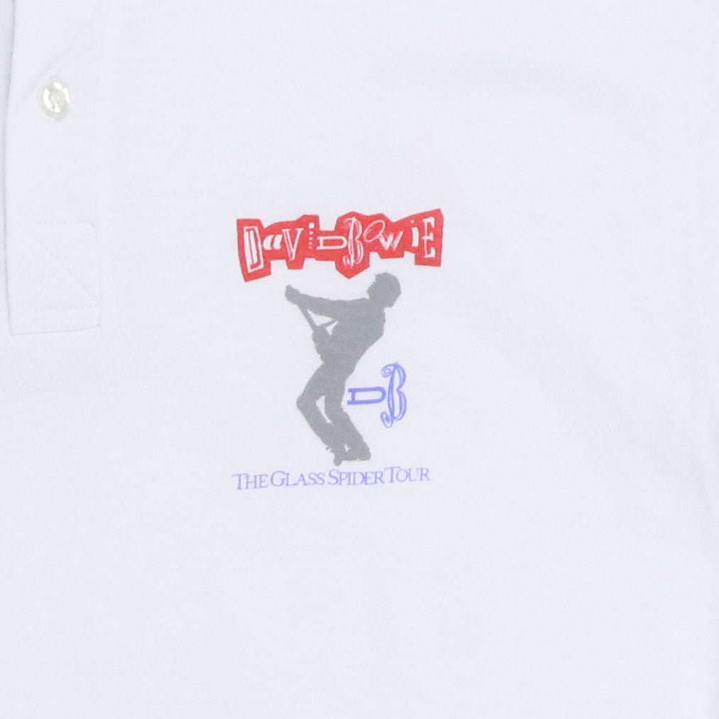 1987 David Bowie Glass Spider Crew Polo Shirt