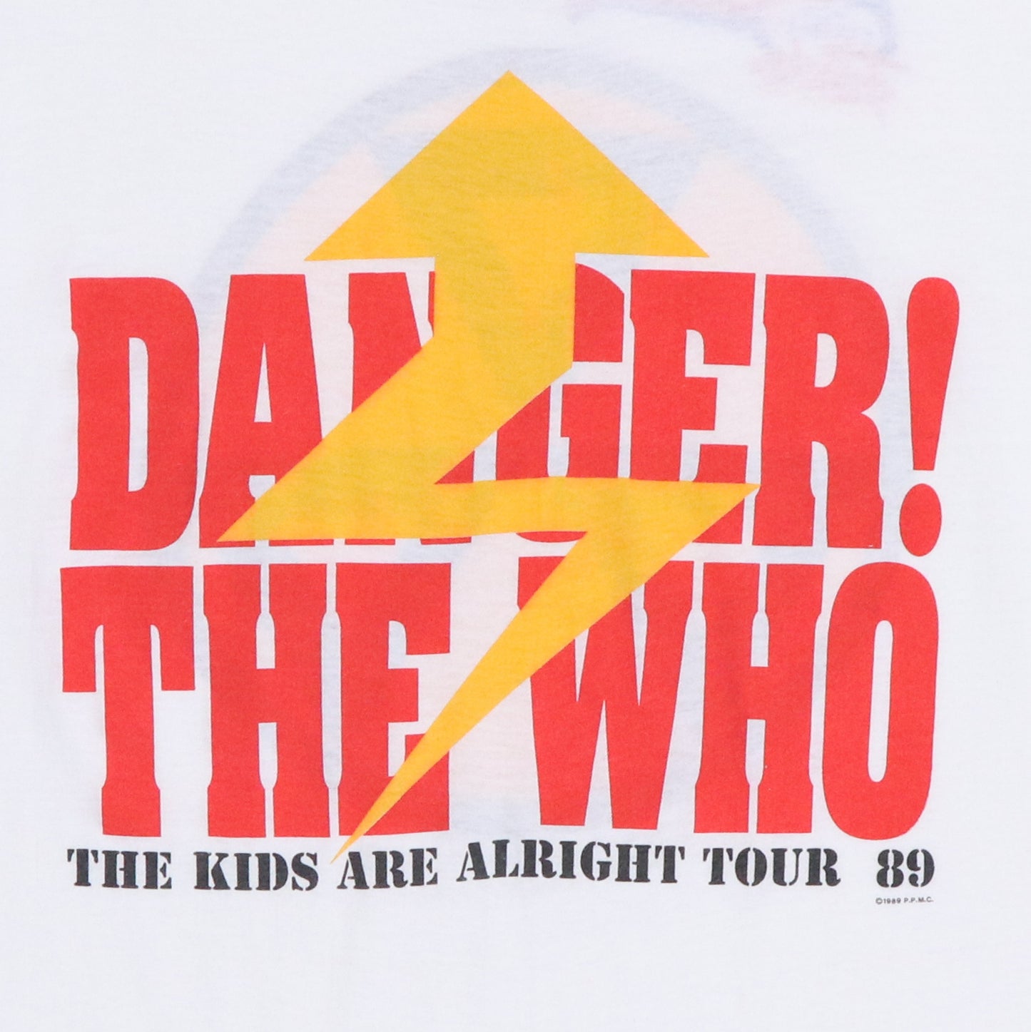 1989 The Who Kids Are Alright Tour Shirt